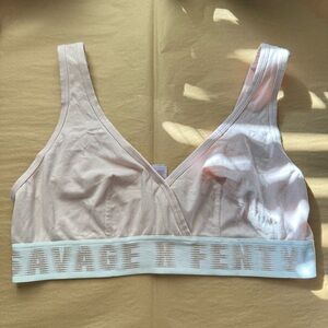 Savage x Fenty Light Pastel Pink Wireless Bralette / Sports Bra 1X / XL